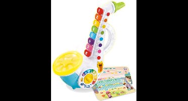 VTech Lichtjespret Saxofoon - Interactief Speelgoed - Inclusief 9 Speelstanden - Speelgoed vanaf 2 jaar