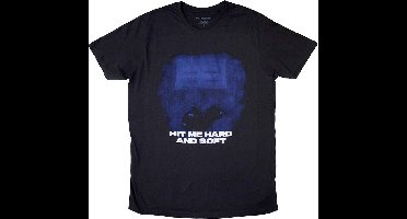 Billie Eilish - Hit Me Hard And Soft Blue Lines Heren T-shirt - XL - Zwart