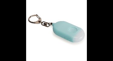 *** Persoonlijk Alarm met 130 DB, zelfverdediging en handige LED functies - voor aan je sleutelhanger in blauw van Heble® ***