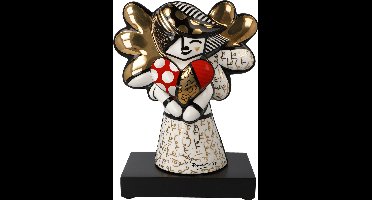 Goebel - Romero Britto | Decoratief beeld Golden Faith | Porselein - 23cm