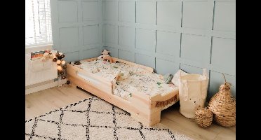 Rockwood® Montessori Vloerbed Bjorn inclusief montage grey wash