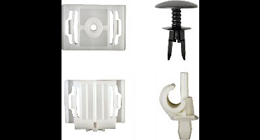 BGS Assortiment bevestigingsclips voor Audi, VW 160 delig