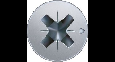 Spax spaanplaatschroef vz pk 2.5x16mm pz1