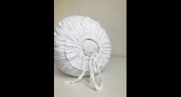 Gustiana® Losse Sloop/Hoes voor Rolkussen - Guling - Sluimerrol - L95 x B35 x ø20 cm - Wit