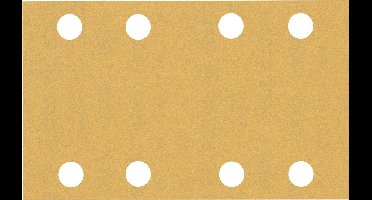 Bosch 10x Expert C470 schuurpapier met 8 gaten voor vlakschuurmac...