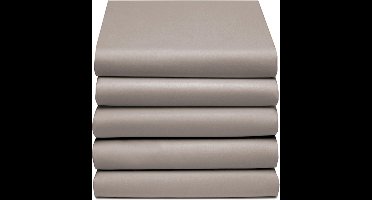 Cinderella - Weekend - Topper hoeslaken met split - 160x200 cm - tot 15 cm matrashoogte - 100% Katoen - Taupe