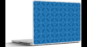 Laptop sticker - 11.6 inch - Kompas - Blauw - Patronen - 30x21cm - Laptopstickers - Laptop skin - Cover