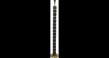 Light & Living Azoyu Vloerlamp - Mat Zwart/Antiek Brons - Ø20x130cm