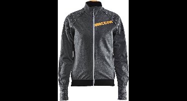 Craft Belle Glow Dames Fietsjack Grijs