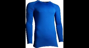 Precision Training Thermoshirt Basislaag Polyester Blauw Maat L