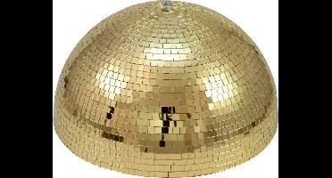 EUROLITE Halve Discobal - Spiegelbol - Discobol 40cm goud met motor