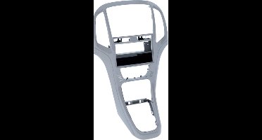 2-DIN Paneel geschikt voor Opel Astra 2009-2016 Kleur: Platina Zilver