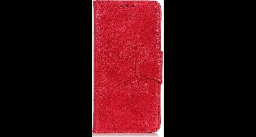Shop4 - Geschikt voor Samsung Galaxy A72 Hoesje - Wallet Case Cabello Rood
