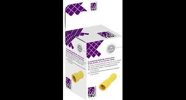 TRU COMPONENTS T1904C119 Assortiment hulzen voor platte stekkers Insteekbreedte: 6.30 mm Insteekdikte: 0.80 mm 180 ° Vo