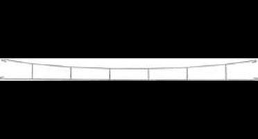 Märklin 70253 H0 Rijdraad H0 Märklin C-rails (met ballastbed) 5 stuk(s)