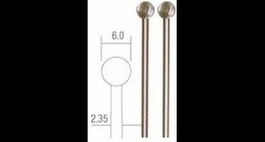 Proxxon - Kogelfrees Ø 6 Mm, 2 St. (Pr28725) - modelbouwsets, hobbybouwspeelgoed voor kinderen, modelverf en accessoires