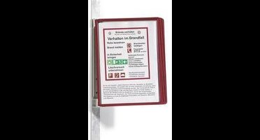 Durable 591403 Bureaustandaard Rood (b x h x d) 325 x 360 x 260 mm DIN A4