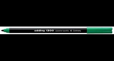 edding-1300 teken/kleur stift groen  1ST 3 mm /  4-1300004
