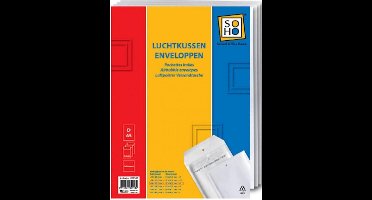 Soho Envelop Luchtkussen D14 A5 Papier 20 X 27,5 Cm Wit 3 Stuks
