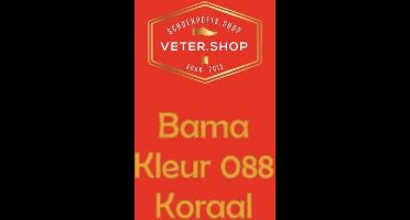 Bama G56 schoen creme voor glad leer - 50ml schoenpoets - 088 koraal oranje rood