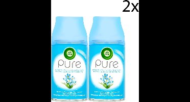 Air Wick Freshmatic Automatische Spray Luchtverfrisser - Pure Lentedauw - Navulling 250ml x2