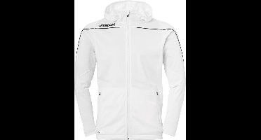 Uhlsport Stream 22 Trainingsjas Met Capuchon Kind Wit-Zwart Maat 152