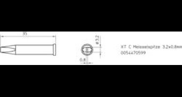Weller XTC Soldeerpunt Beitelvorm Grootte soldeerpunt 3.2 mm