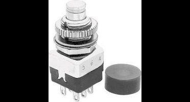 APEM 104450003 104450003 Druktoets 220 V/AC 2 A 2x aan/(uit) Moment 1 stuk(s)