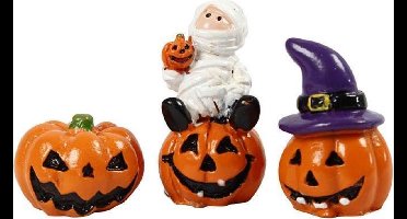 Miniatuur figuren, H: 1,5-3,5 cm, L: 2 cm, B: 2 cm, 3 stuk/ 1 doos