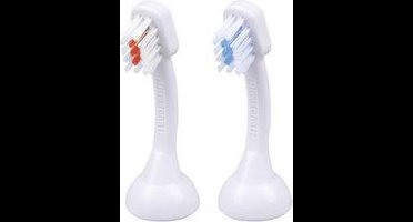 EmmiDent Opzetborstel voor elektrische tandenborstel  K2 voor kinderen 2 stuks Wit