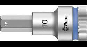 Wera 05003825001 8740 C HF Binnenzeskant Zyklop Bitdop met 1/2-aandrijving met vasthoudfunctie 10 x 60mm