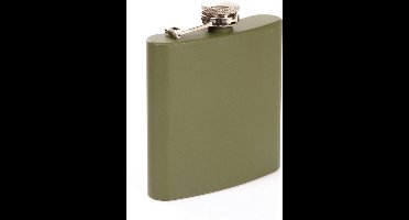 Zakfles/heupflacon groen 180ml