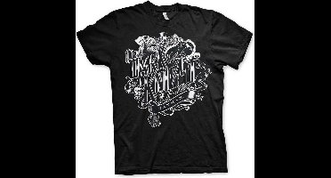 DC Comics Batman Heren Tshirt -XL- Inked Dark Knight Zwart