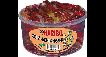 Haribo Cola Slangen - 150 stuks