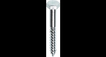 Houtdraadbout Din571 4.6 8X220Mm Elvz - 50 stuks