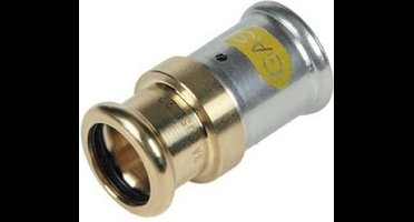 Henco - overgangs koppeling - gas - pers x pers - 16mm x 15mm - messing