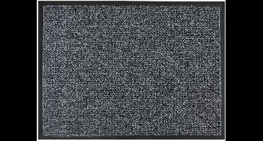 MD Entree - Deurmat - Scrapa - Silver - Vloerkleed - Met antislip - Wasbaar- Vocht absorberend - Hoge dichtheid 400gr/m2 - 90 x 150 cm