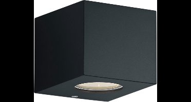 LED Tuinverlichting - Tuinlamp - Torna Corby - Wand - 4W - Mat Zwart - Kunststof