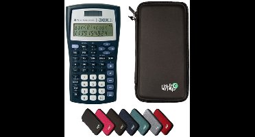 TI-30XIIS incl. WYNGS Beschermhoes Zwart - Wetenschappelijke Rekenmachine - Basis Pakket
