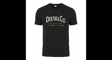 Diesel T-diego-boss Heren T-shirtzwart Tricot Ronde Hals Korte Mouw - L