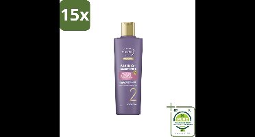 15 x Andrélon – Conditioner – Pro Care Amino+ Glossy Shine – 250 ml - Grootverpakking - Haar Glans - Aminozuren - Zijdezacht Haar - Spiegelachtige Glans - Zachter Haar