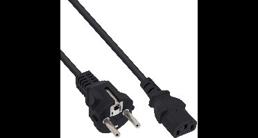 InLine 4043718023011 Zwart 1,8 m C13 stekker CEE7/7