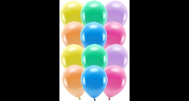Party ballonnen - biologisch afbreekbaar - 400x - multi - milieuvriendelijke feestversiering