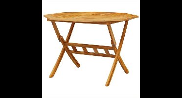 Opvouwbare Tuin- En Picknicktafel – Tuintafel - Opvouwbare Tafel – Kampeertafel – Buitentafel – Acaciahout – Compact – Draagbaar – 110 X 75 Cm