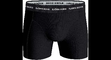 Björn Borg Cotton Stretch boxers - heren boxers normale lengte (1-pack) - zwart