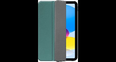 Just in Case tablet Hoes geschikt voor iPad 11 (2025) 11 inch / 10e generatie (2022) 10.9 inch - TriFold Bookcase - Groen