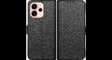 Just in Case hoesje geschikt voor Oppo Reno15 Pro Max Hoesje met Pasjeshouder - Bookcase Classic - Zwart