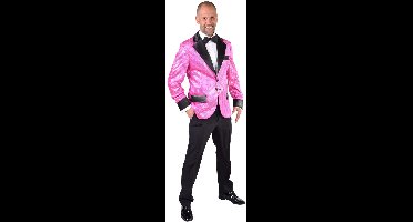 Magic Design Colbert Glitter Heren Roze Polyester Maat S