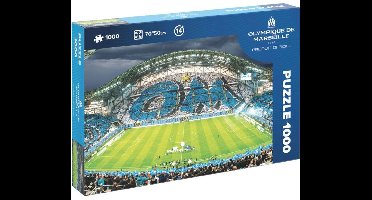 2D-puzzel - MEGABLEU - Olympique de Marseille - 1000 stukjes - Vanaf 14 jaar