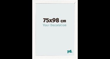 Your Decoration - Fotolijst 75x98 cm - MDF - Wit Hoogglans - Bologna